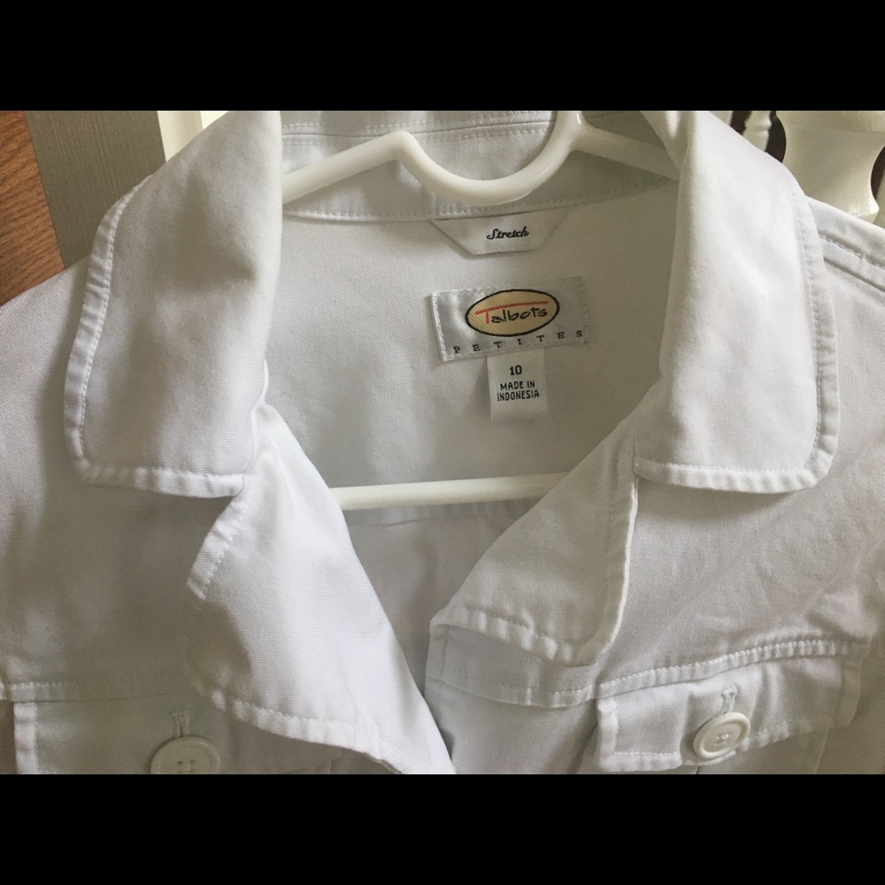 Talbots white jacket - Picture 2 of 6